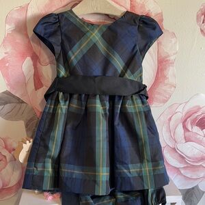 Plaid Ralph Lauren  Dress with Bow Accent